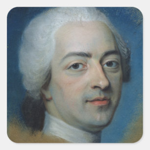 Louis XV  King of France and Navarre, after 1730 Square Sticker