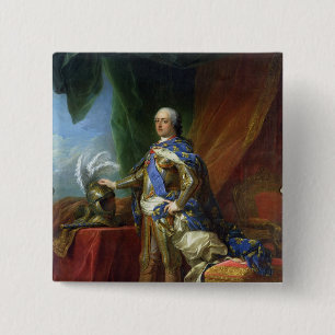 Louis XV King of France & Navarre, 1750 15 Cm Square Badge