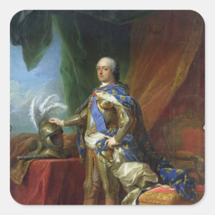 Louis XV  King of France & Navarre, 1750 Square Sticker