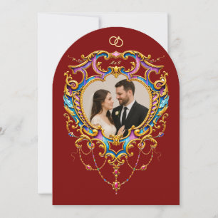 Louis XV Rococo Cartouche Photo Template
