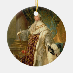 Louis XVI (1754-93) (oil on canvas) Ceramic Ornament