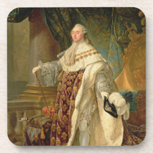 Louis XVI (1754-93) (oil on canvas) Coaster