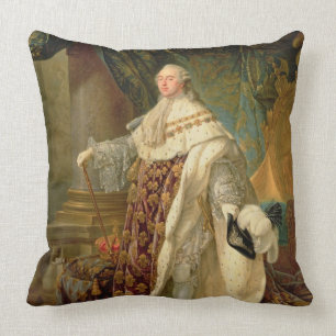 Louis XVI (1754-93) (oil on canvas) Cushion