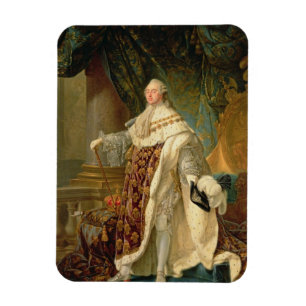 Louis XVI (1754-93) (oil on canvas) Magnet