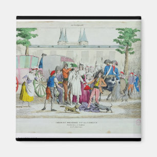 Louis XVI and his family taken to the Temple Magnet