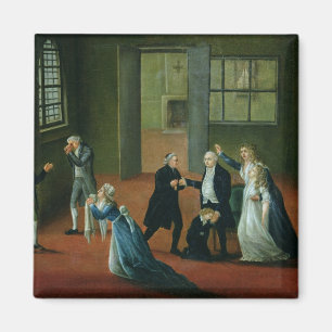 Louis XVI  Bidding Farewell to his Family Magnet