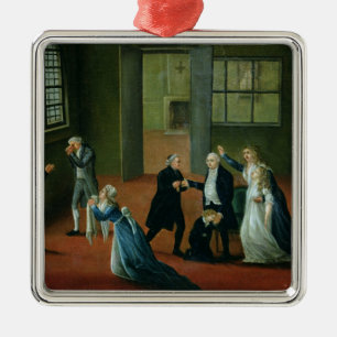 Louis XVI Bidding Farewell to his Family Metal Ornament