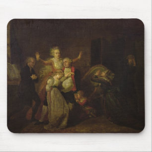 Louis XVI  Bidding Farewell to his Family Mouse Pad
