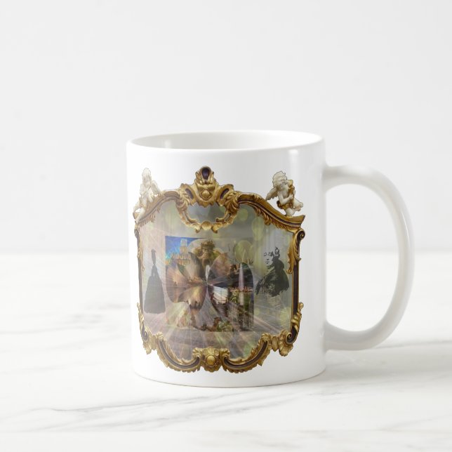 Louis XVI & Marie Antoinette SPARKLE Mirror Coffee Coffee Mug (Right)