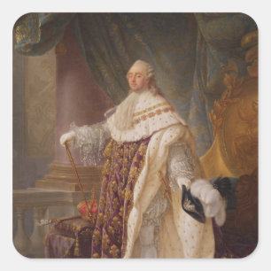 Louis XVI Square Sticker
