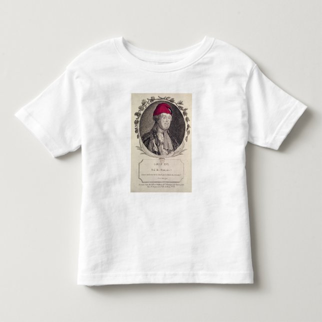Louis XVI  wearing a phrygian bonnet Toddler T-Shirt (Front)