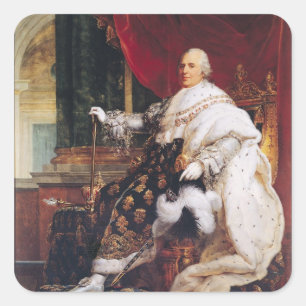 Louis XVIII Square Sticker