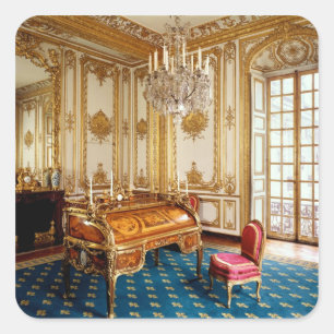 Louis XV's Private Study, 1753-60 Square Sticker