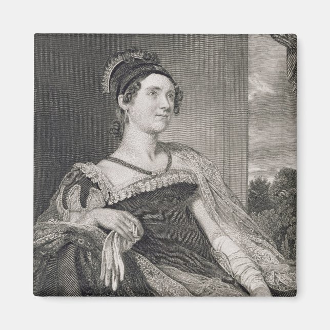 Louisa Catherine Adams (1775-1852) engraved by G.F Magnet (Front)