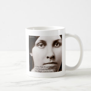 Louisa May Alcott "Learning To Sail" Wisdom Gifts Coffee Mug