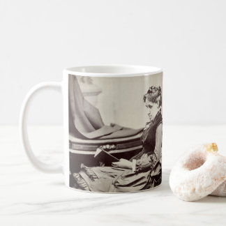 Louisa May Alcott photograph - fond of books Coffee Mug