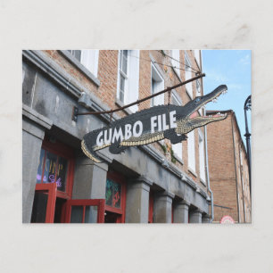 Louisana Shop Sign Postcard