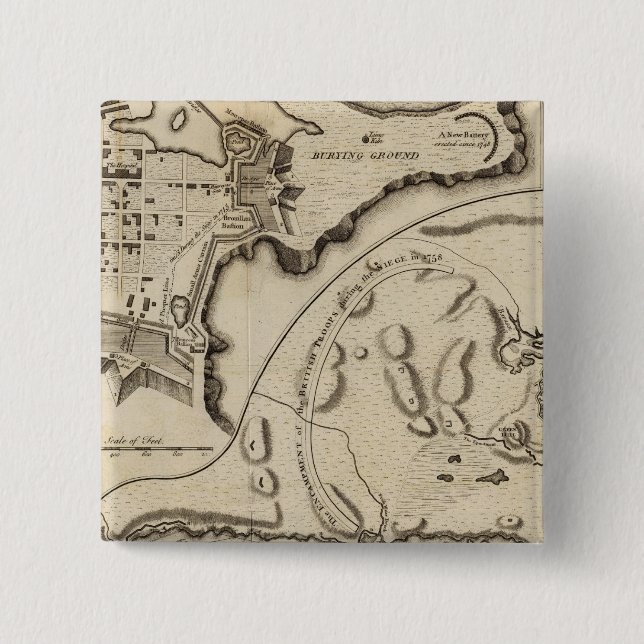 Louisburg 15 Cm Square Badge (Front)