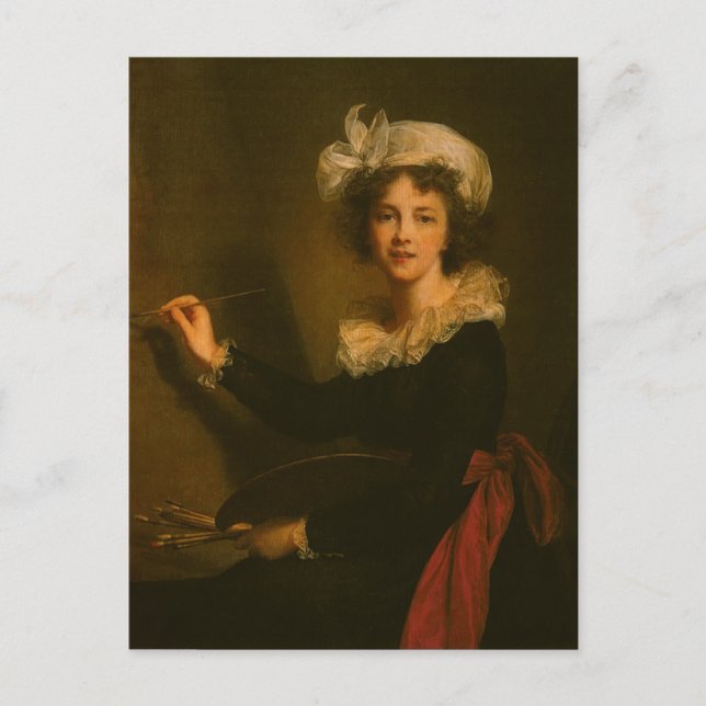 Louise Elisabeth Vigee Le Brun- Self-portrait Postcard (Front)