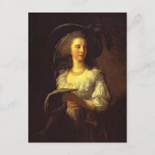 Louise Elisabeth Vigee - The Duchess de Polignac Postcard