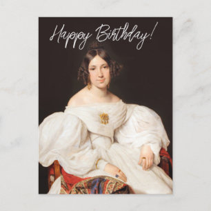 Louise Mayer Ferdinand Waldmueller Happy Birthday Postcard