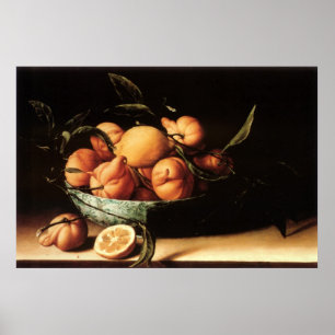Louise Moillon's Bowl of Curacao Oranges (1634) Poster