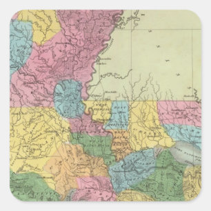 Louisiana 10 square sticker