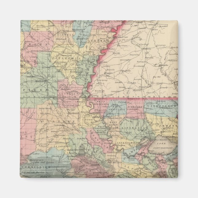 Louisiana 2 magnet (Front)