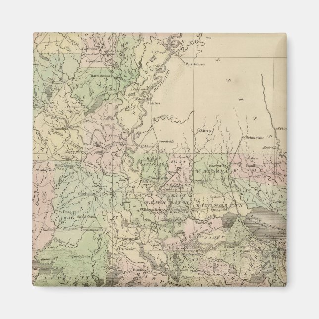 Louisiana 3 magnet (Front)