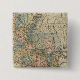 Louisiana 6 15 cm square badge
