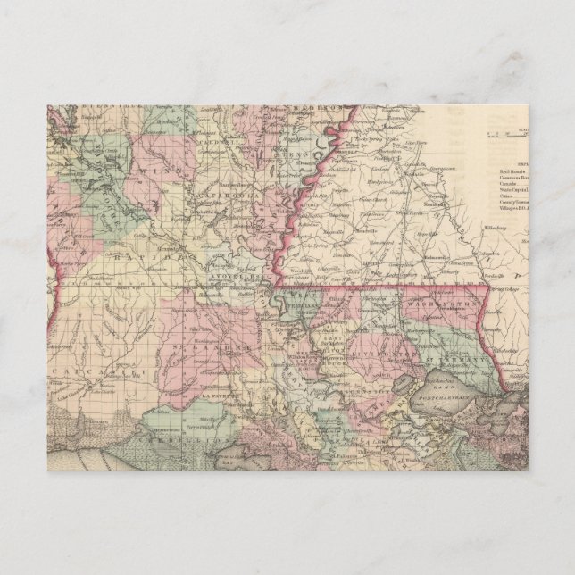 Louisiana 6 postcard (Front)