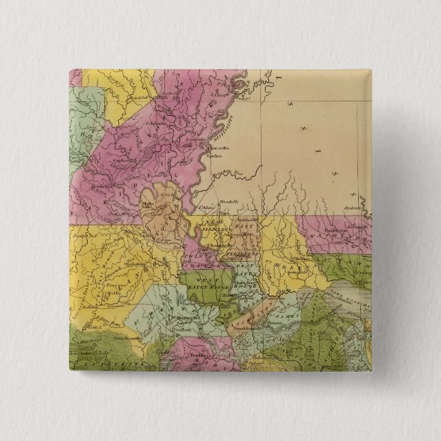Louisiana 7 15 cm square badge (Front)