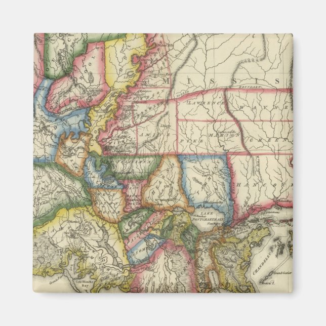 Louisiana 7 magnet (Front)