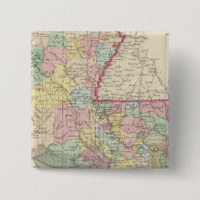 Louisiana 8 15 cm square badge (Front)