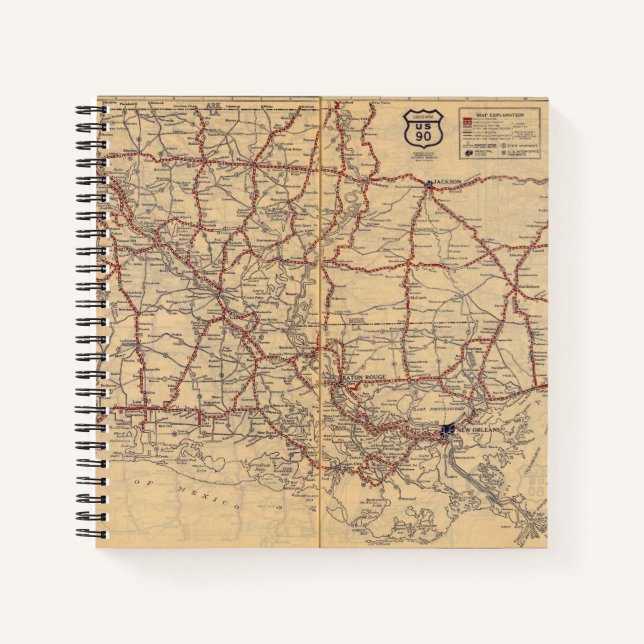 Louisiana 9 notebook (Front)