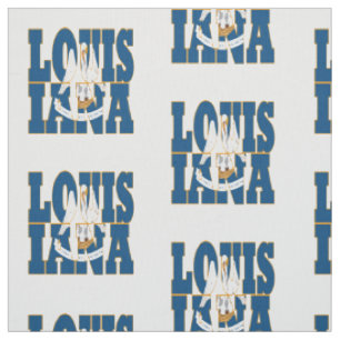 Louisiana American state flag Fabric