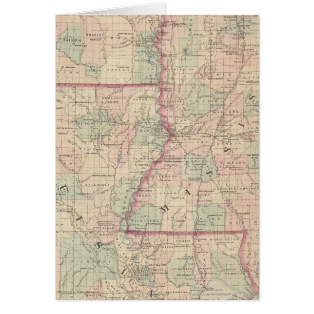 Louisiana and Mississippi (Front)