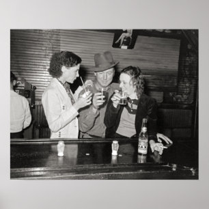 Louisiana Bar, 1938. Vintage Photo Poster