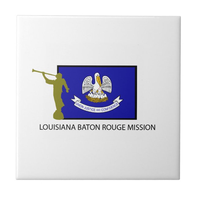 LOUISIANA BATON ROUGE MISSION LDS CTR TILE (Front)