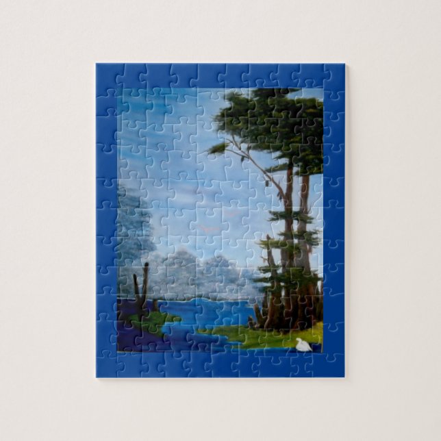 Louisiana Bayou Swamp Jigsaw Puzzle (Vertical)