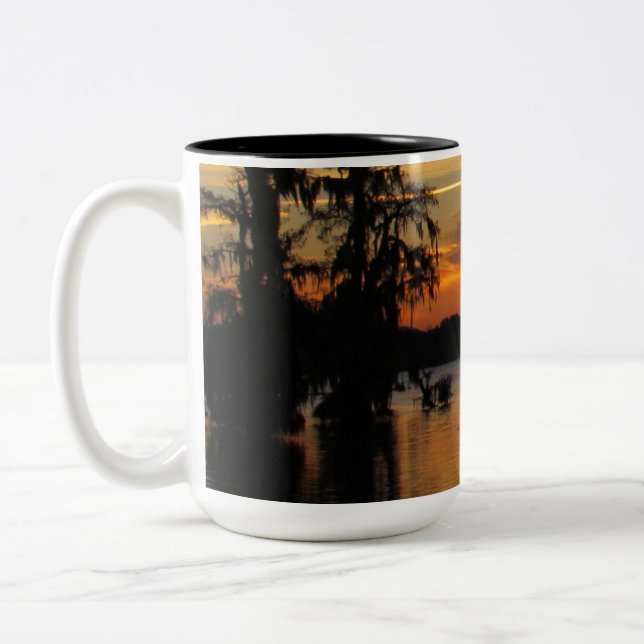 Louisiana Bayou Two-Tone Coffee Mug (Left)