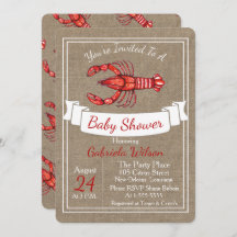 Louisiana Cajun Crawfish Baby Shower