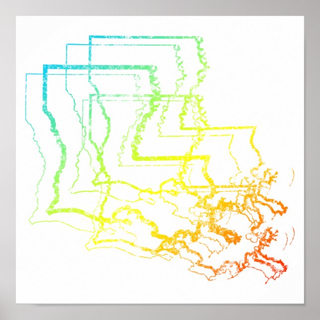 louisiana chill blur poster (Front)