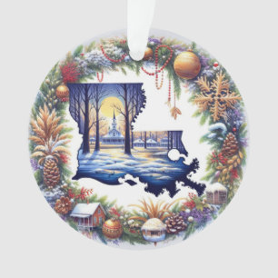 Louisiana Christmas  Ornament