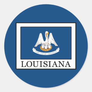 Louisiana Classic Round Sticker