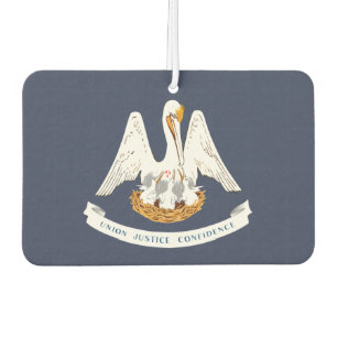 Louisiana coat of arms, American T-Shirt Car Air Freshener