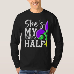 Louisiana Couple Matching Mardi Gras She S My Sob T-Shirt