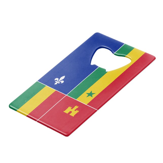 Louisiana Creole flag (Back Angled)