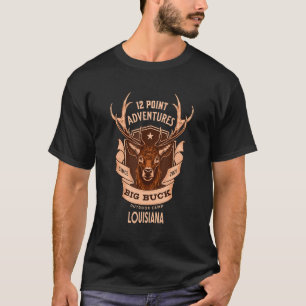 Louisiana Deer Hunting   For Men T-Shirt