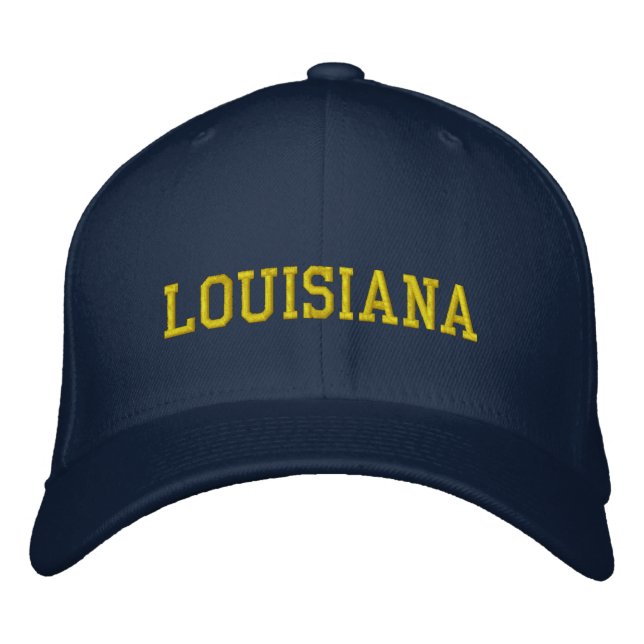 Louisiana Embroidered Hat (Front)